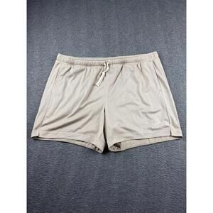 DSG Men's 7" Shorts Size XXL Light Sand Mid-Rise Relaxed Fit Athletic‎ Casual